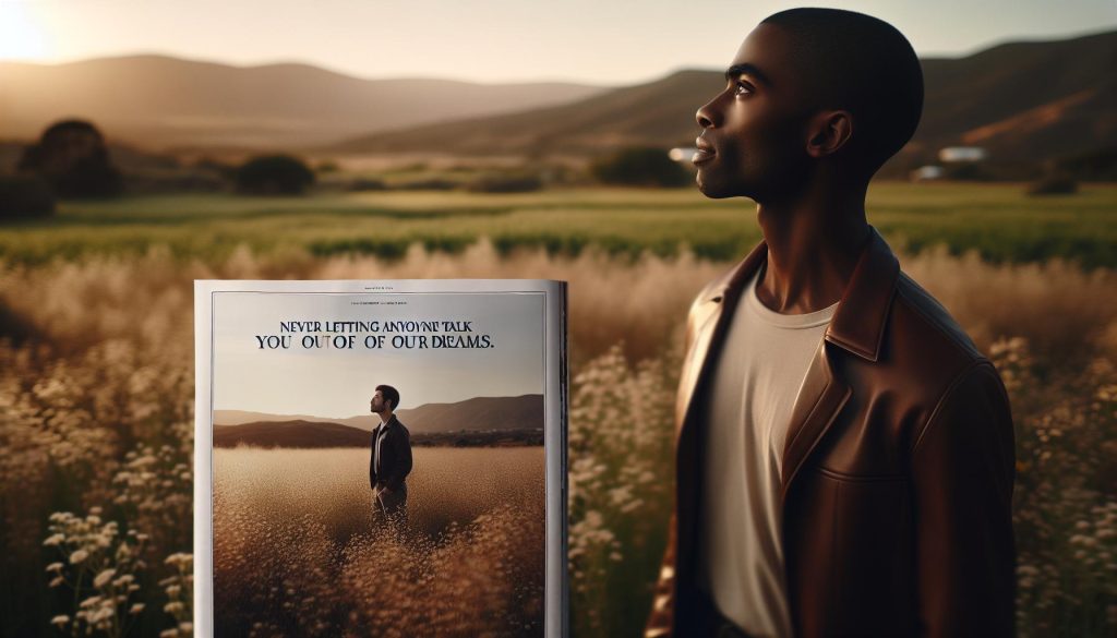 Never Let Anyone Talk You Out of Your Dreams – Follow Your Vision