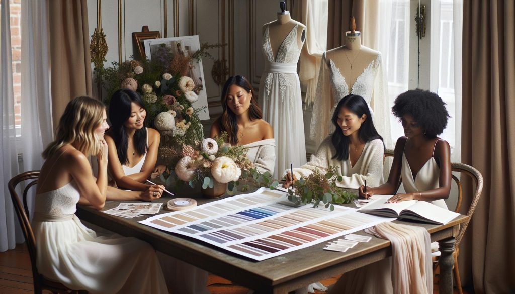 How to Pick Bridesmaid Dress Color – Coordinated Perfection