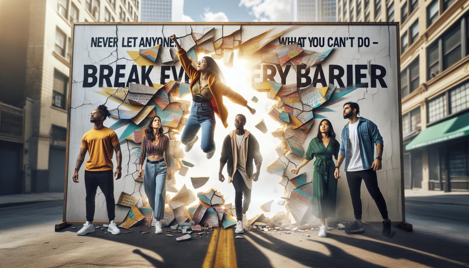 Never Let Anyone Tell You What You Can't Do - Break Every Barrier ...