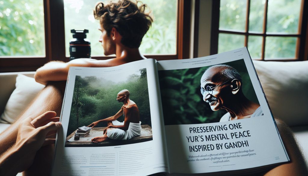 Never Let Anyone Walk Through My Mind: Gandhi – Mental Peace Guide