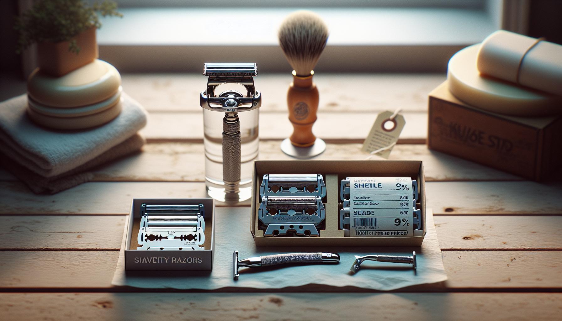 Cost Comparison: Safety Razors vs. Cartridge Razors