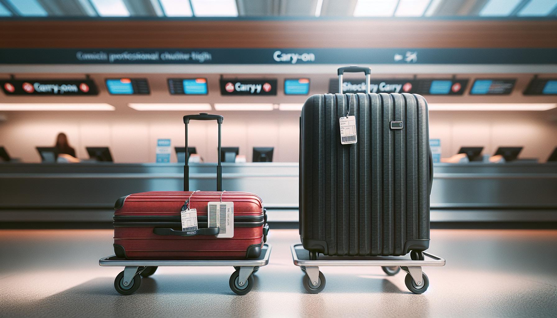 Difference Between Carry-Ons and Checked Baggage