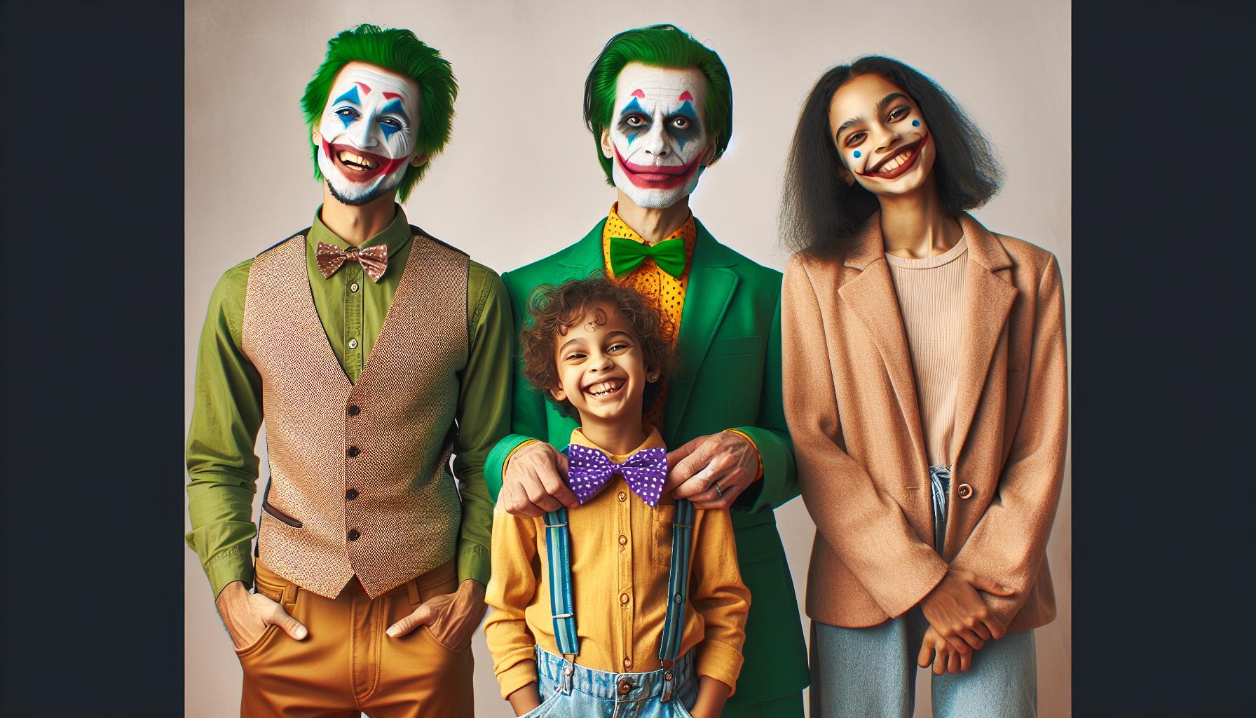 Family-Friendly Joker Makeup Ideas for Different Ages