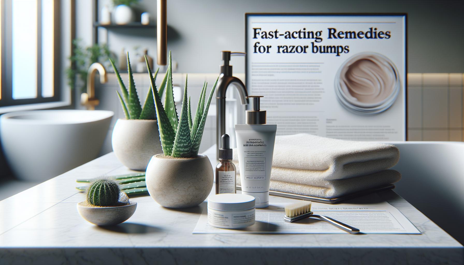 What Takes Away Razor Bumps? Fast-Acting Treatment Solutions 2 Fast-Acting Remedies for Razor Bumps