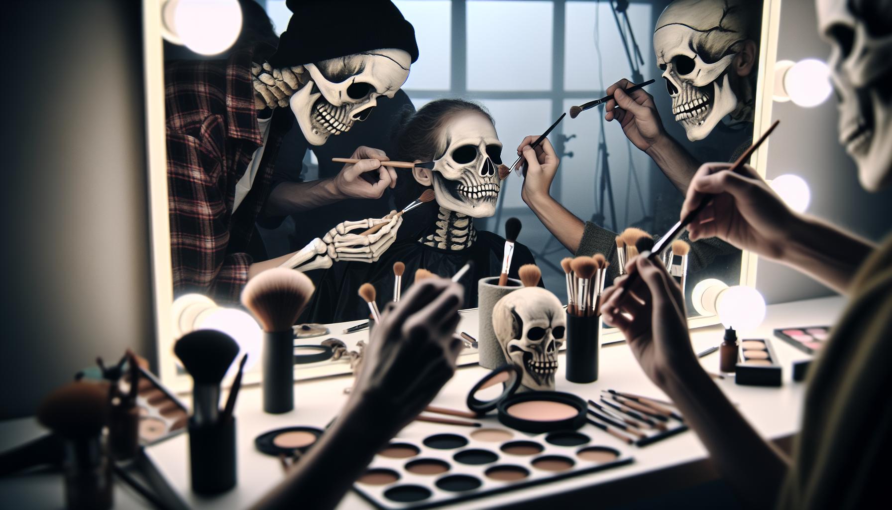 How to Do Skeleton Makeup for Kids: Bone-Chilling Results 3 Fixing Common Mistakes in Skeleton Makeup
