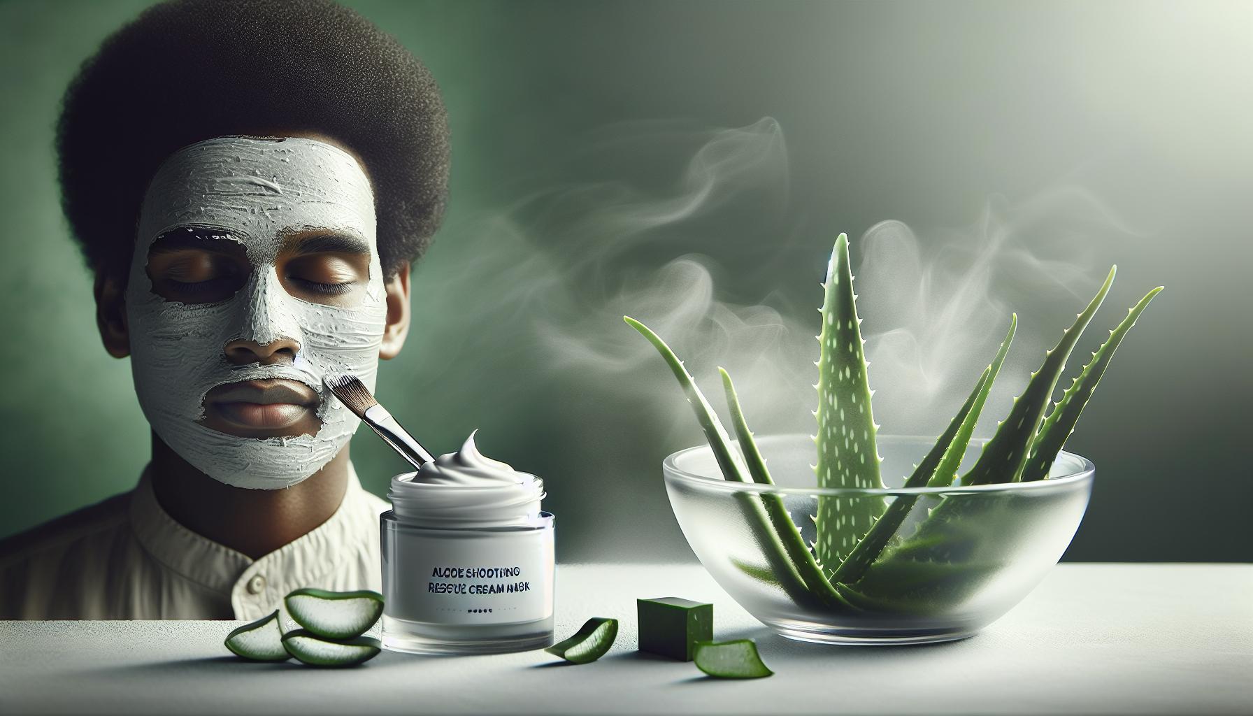 How Aloe Soothing Rescue Cream Mask Works