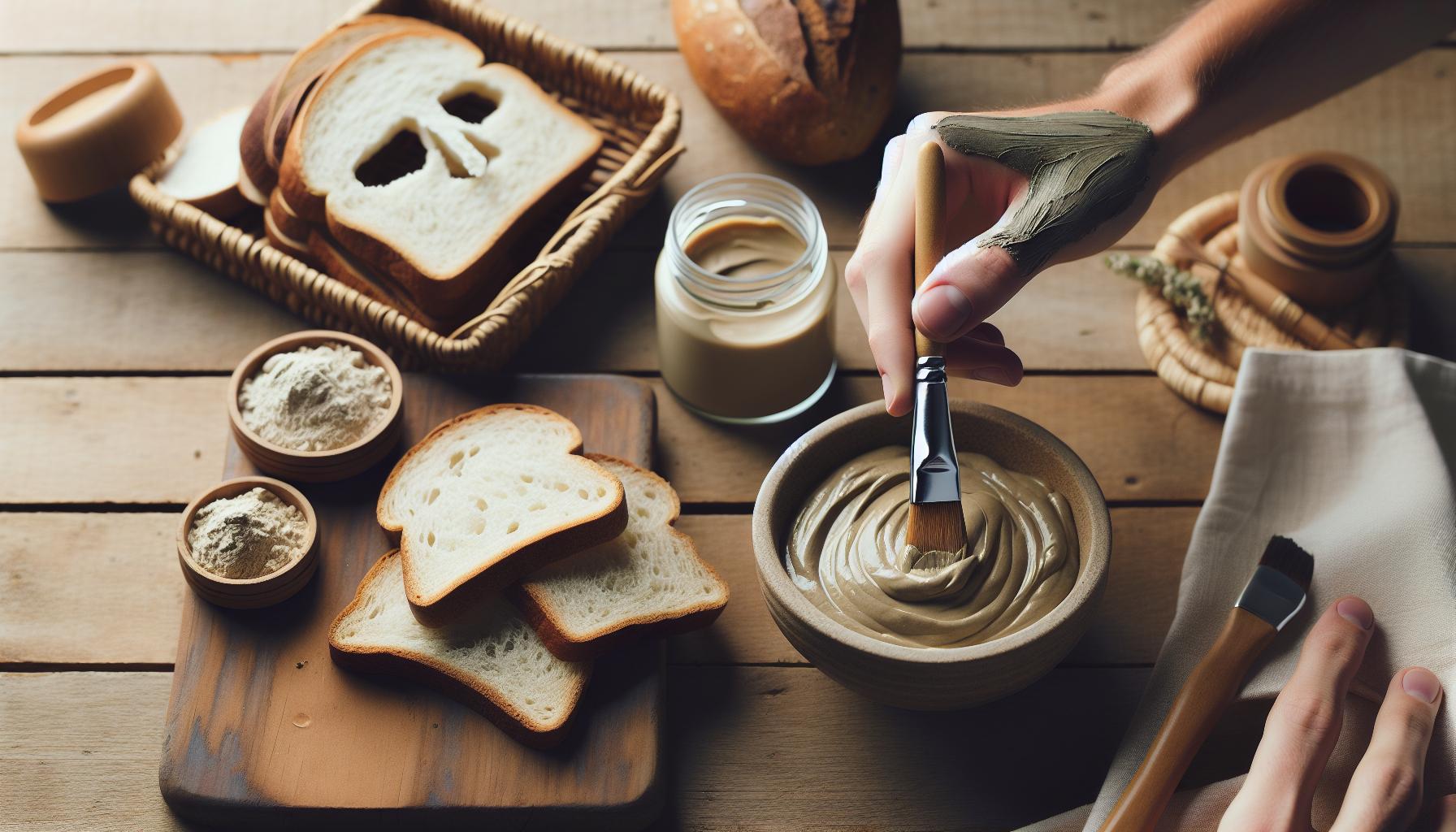 How to Apply a Bread Mud Mask Effectively