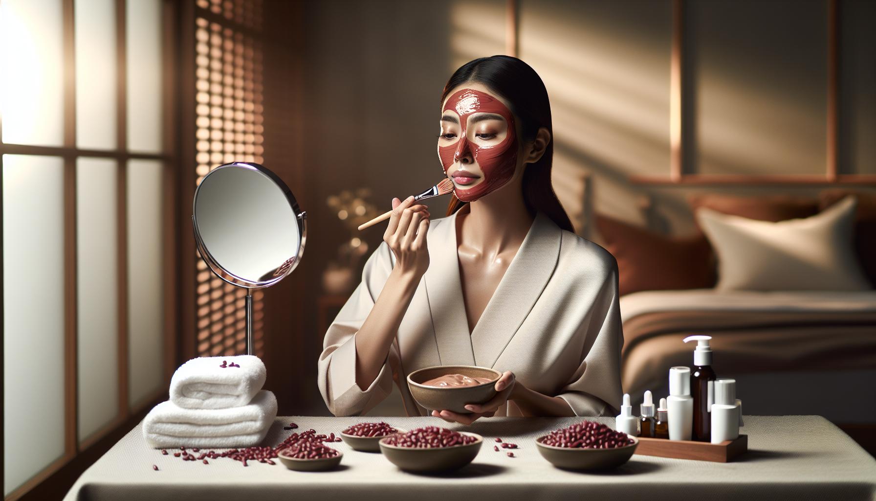 How to Apply the Red Bean Mask for Best Results