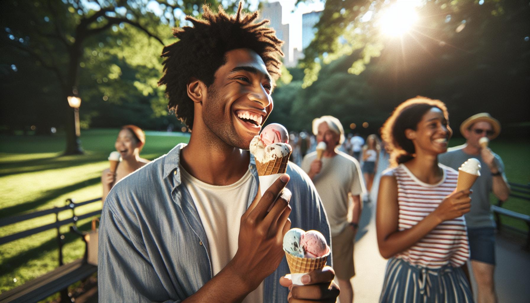 How Can Ice Cream Provide Relief?