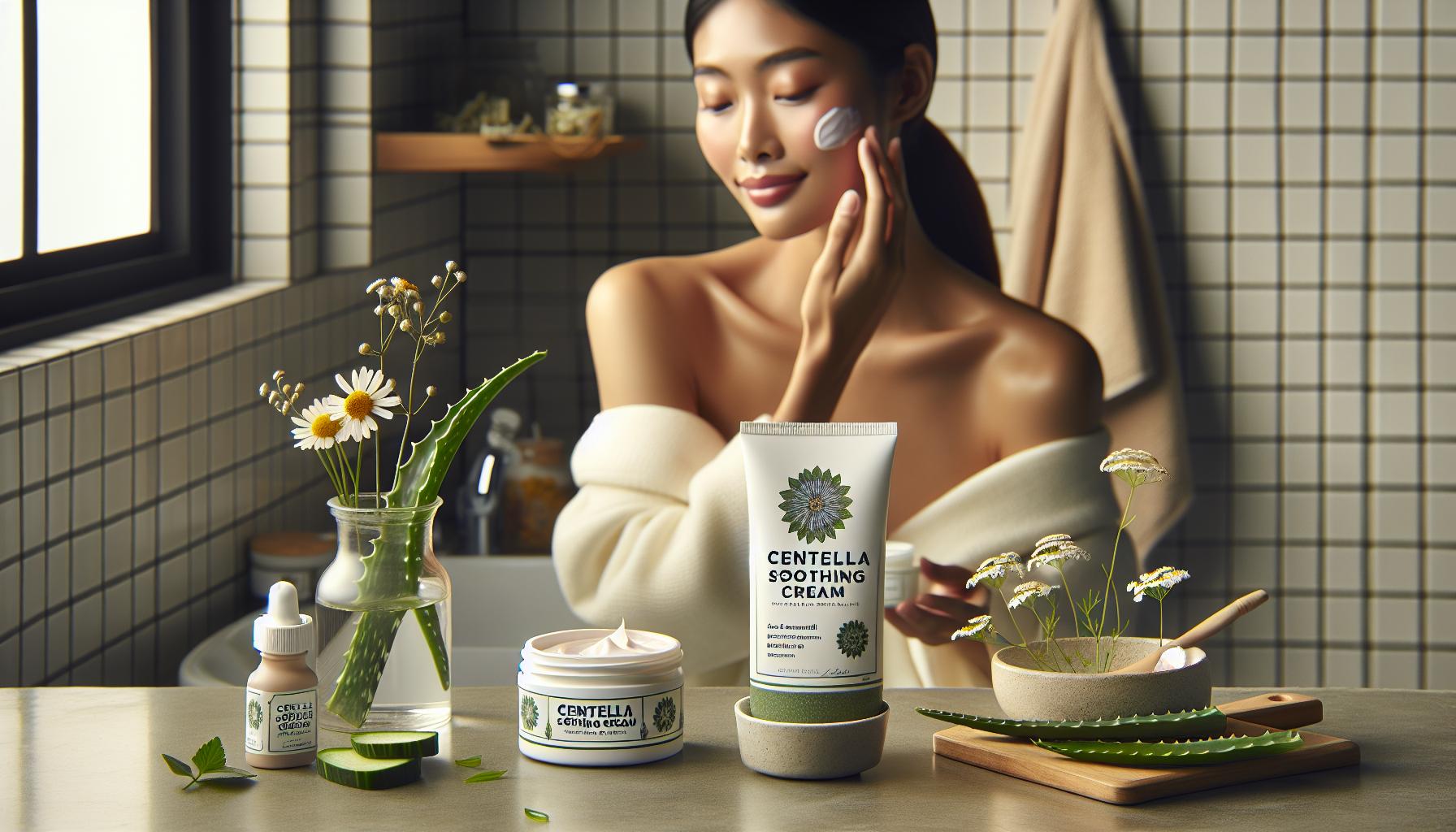 How Centella Soothing Cream Calms Irritated Skin