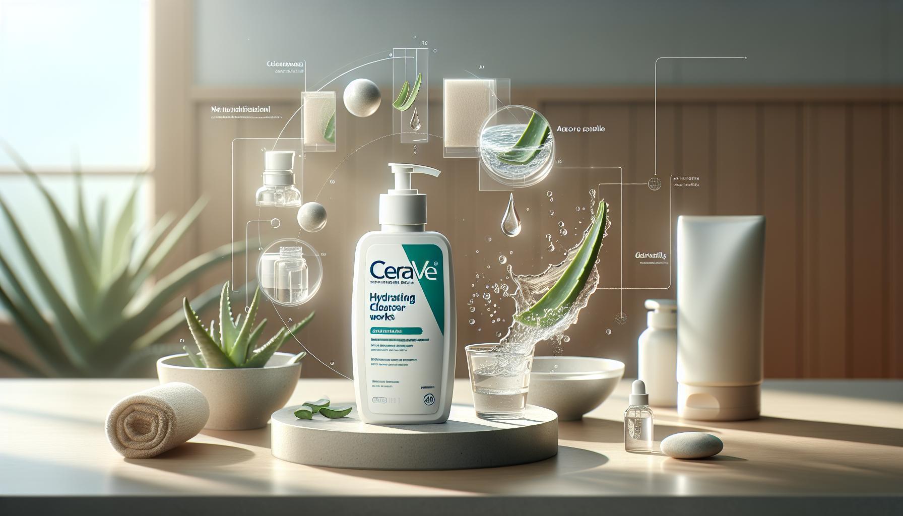 How CeraVe Hydrating Cleanser Works