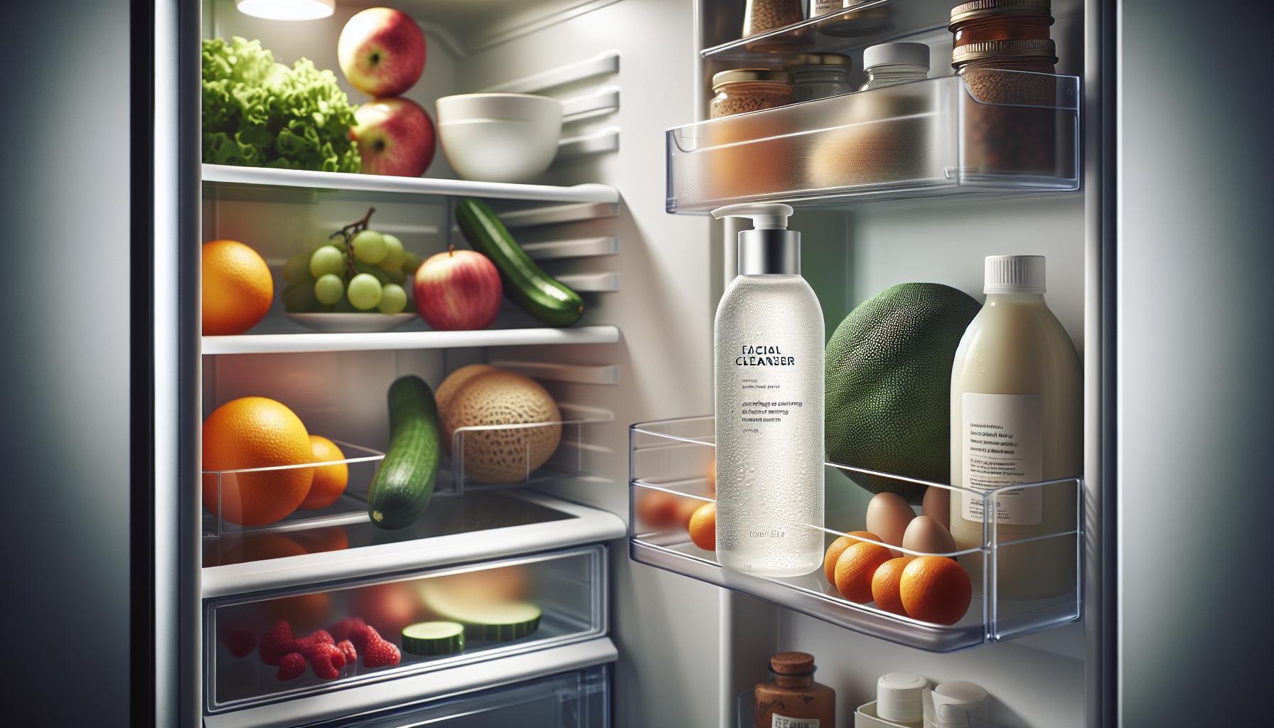 How to Properly Store Your Cleanser in the Fridge