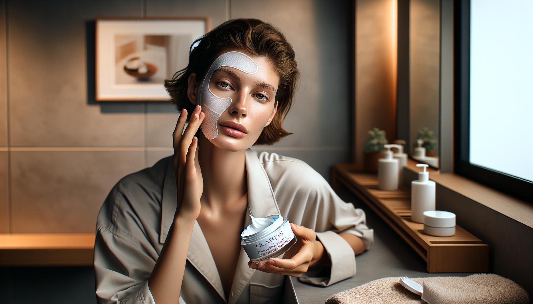 How to Use Clarins Cryo Flash Cream Mask Effectively