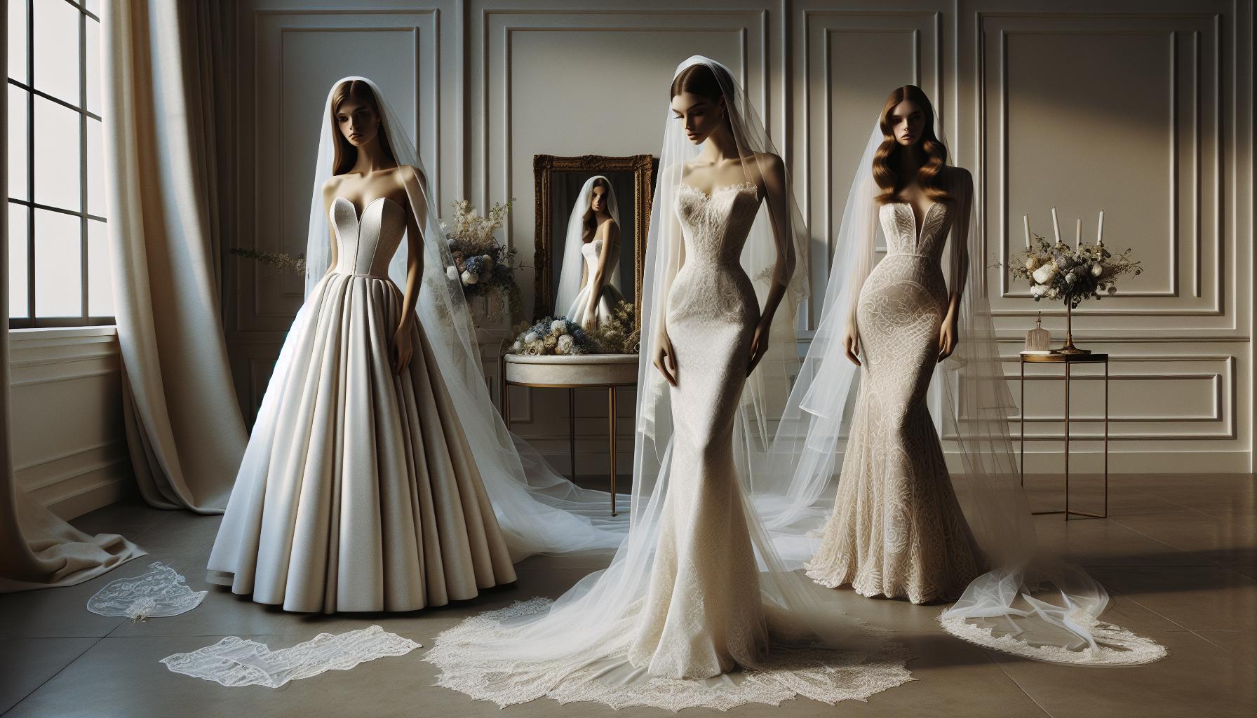 Matching Your Veil to Your Dress Silhouette