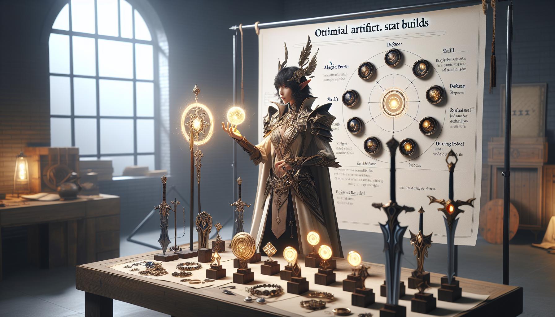 Optimal Artifact and Stat Builds for Jinshi