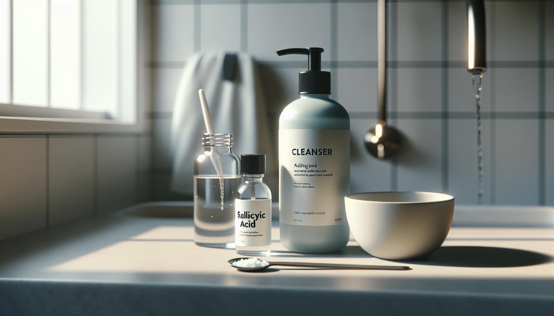 Can I Add Salicylic Acid to My Cleanser at Home?