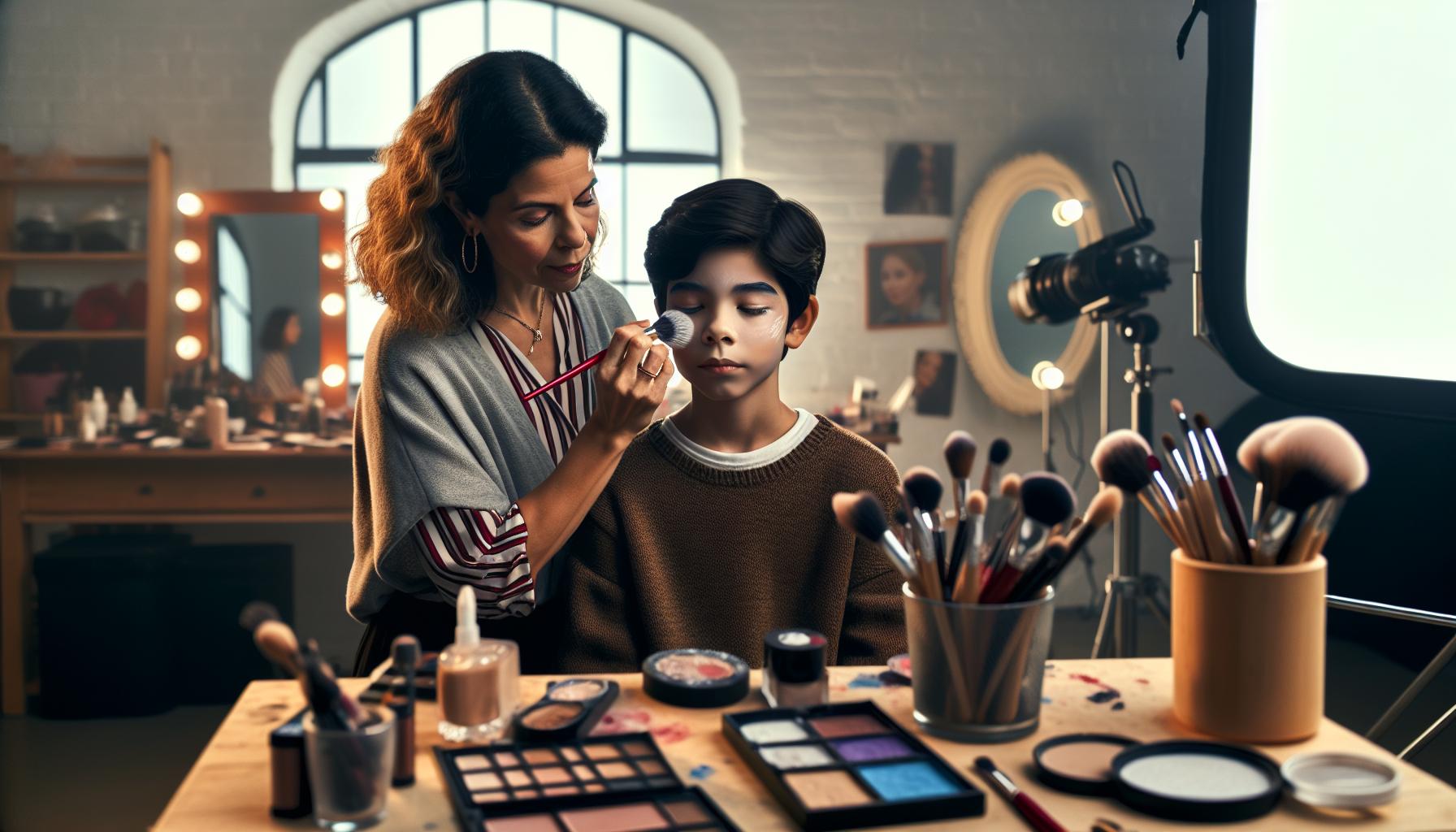 How to Do Makeup to Make a Kid Look Old: Aging Techniques