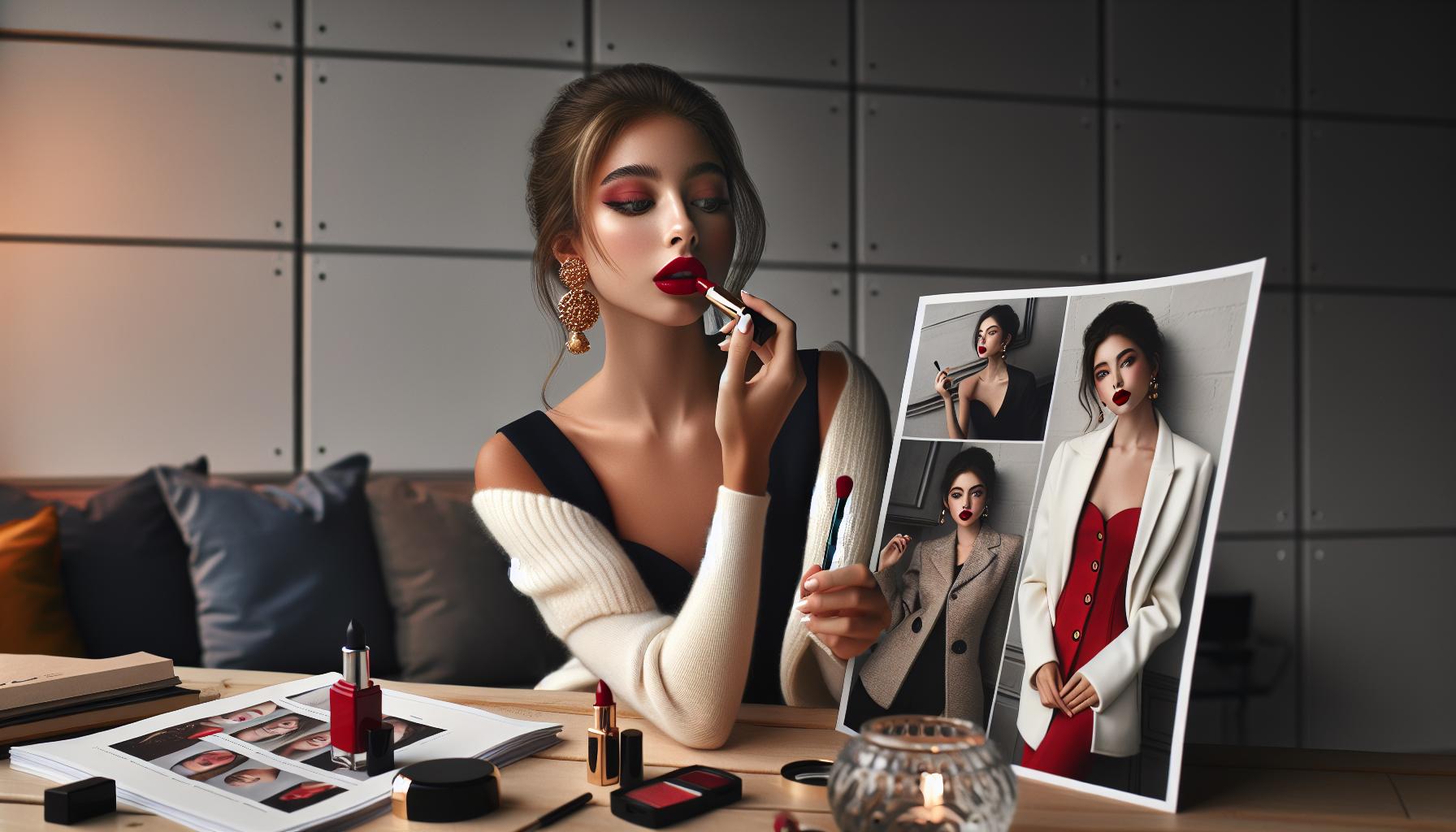 How to Match Red Lipstick with Clothes: Styling Tips