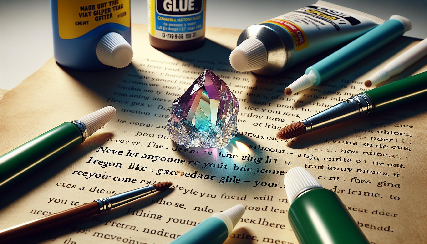 Never Let Anyone Treat You Like Regular Glue - You're Exceptional 1 Never Let Anyone Treat You Like Regular Glue - You're Exceptional