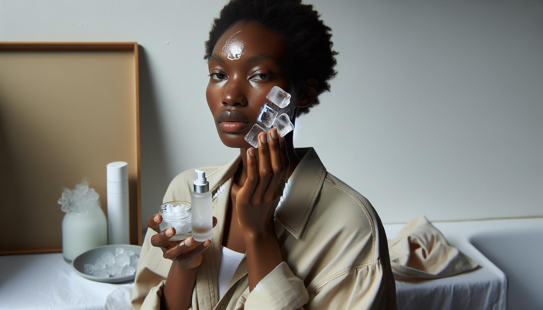 Should You Ice Your Face Before or After Cleanser?