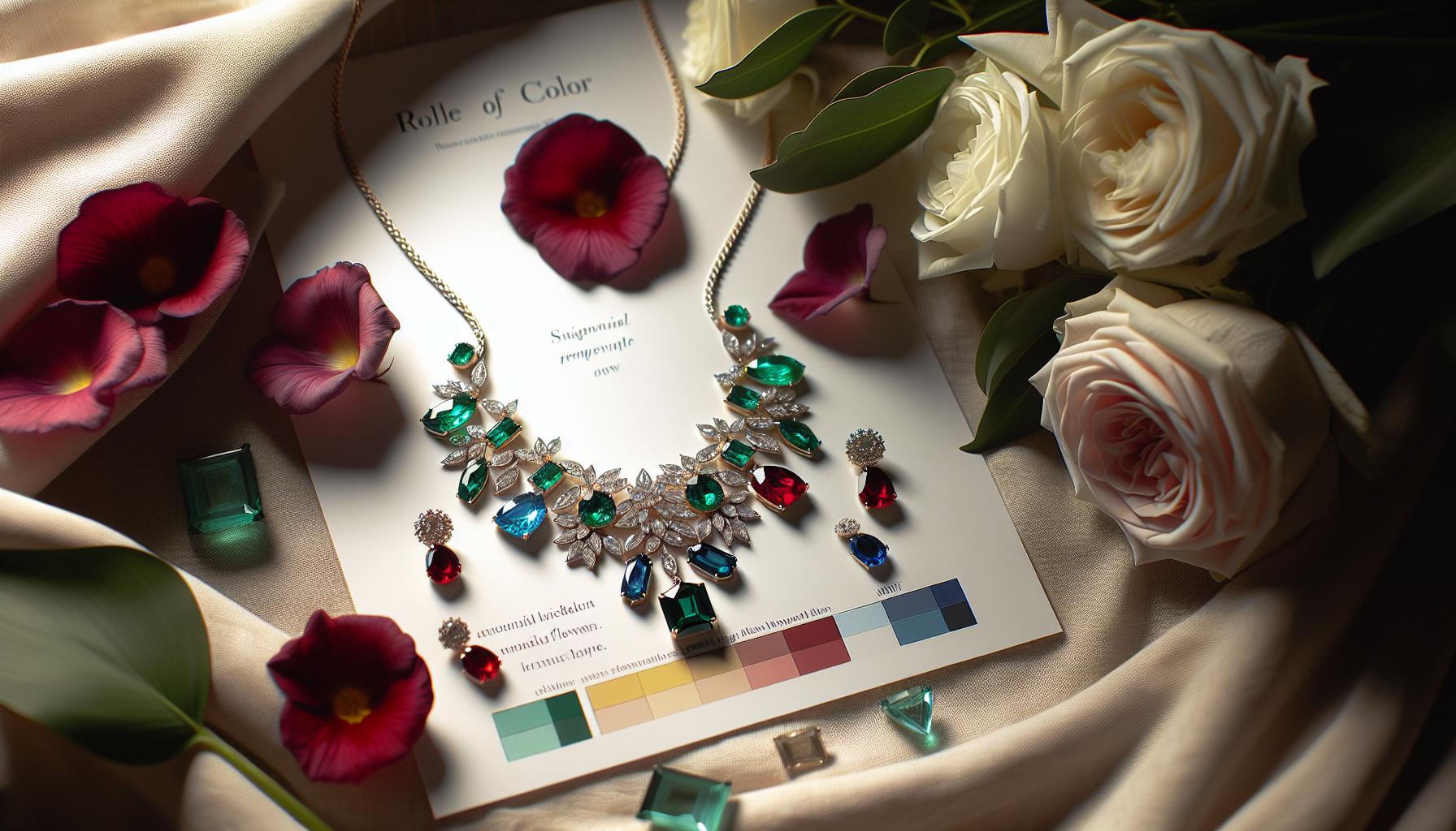 The Role of Color in Wedding Jewelry