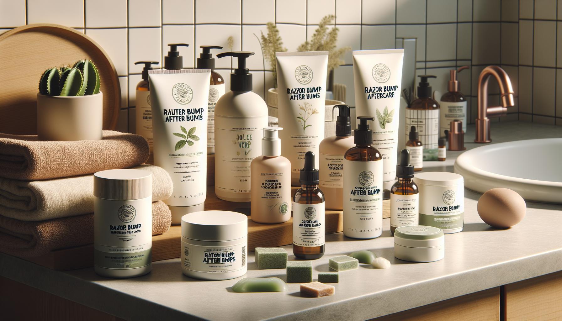 Soothing Aftercare Products for Razor Bumps