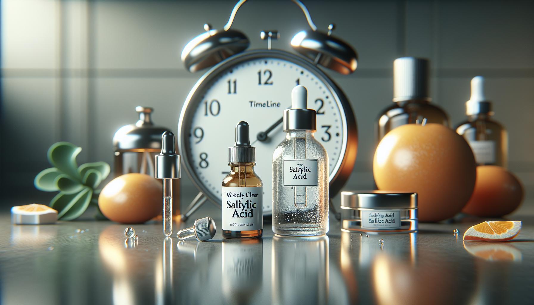 Timeline for Visibly Clear Skin with Salicylic Acid