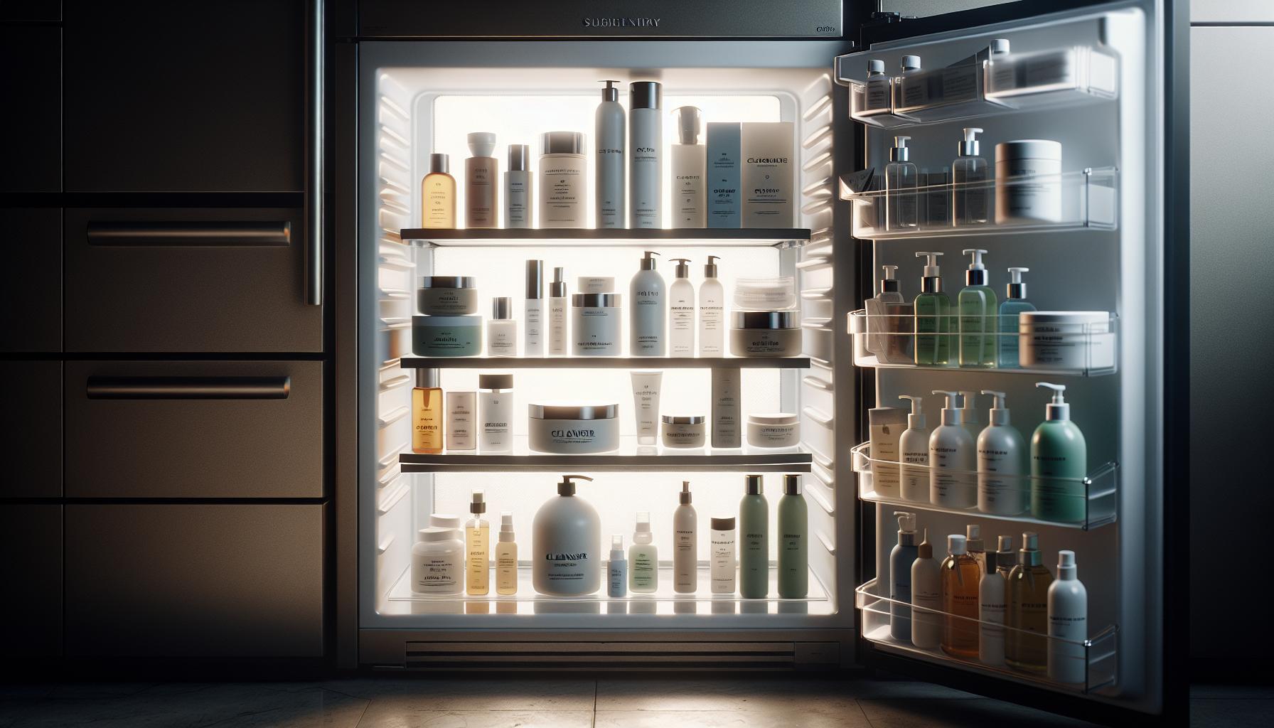 Types of Cleansers That Can Be Refrigerated