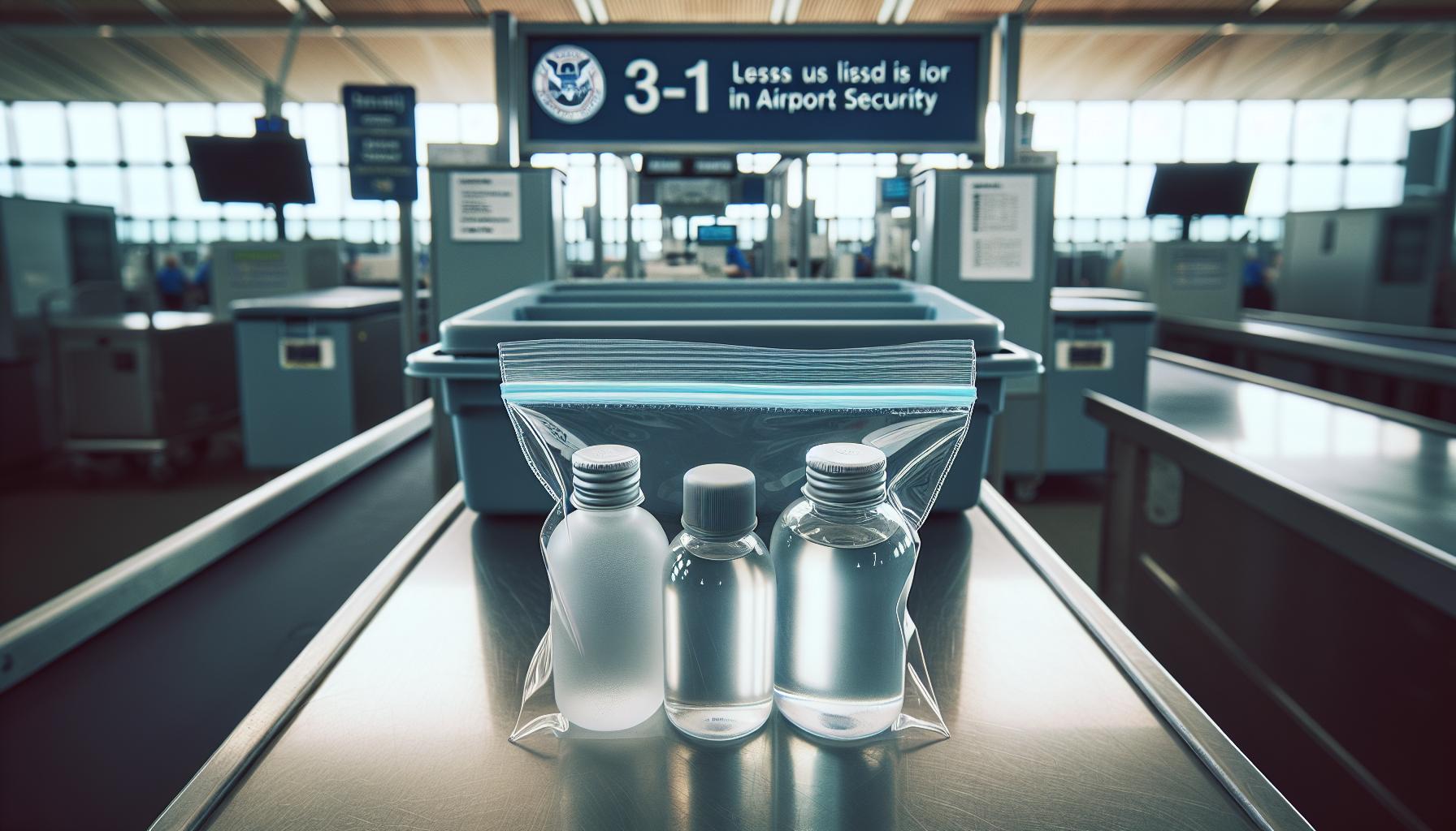 Understanding the 3-1-1 Rule for Liquids