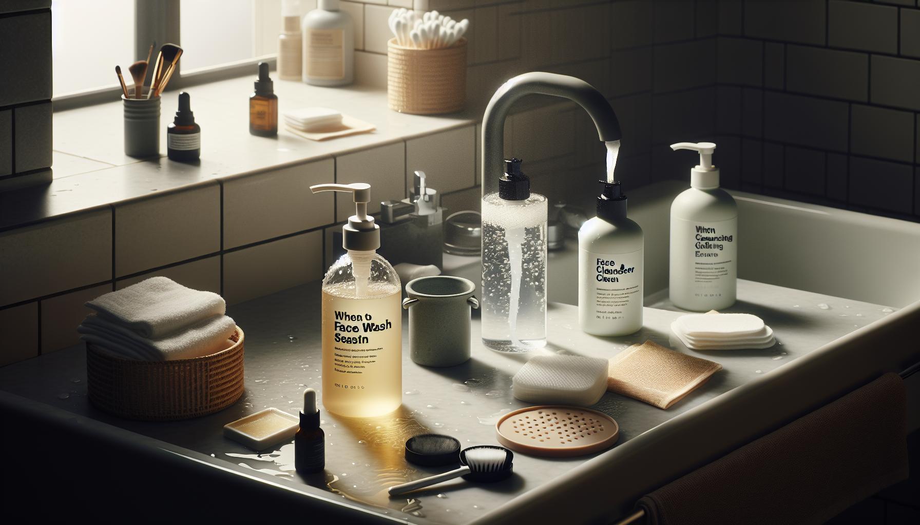 When to Use Face Wash or Face Cleanser